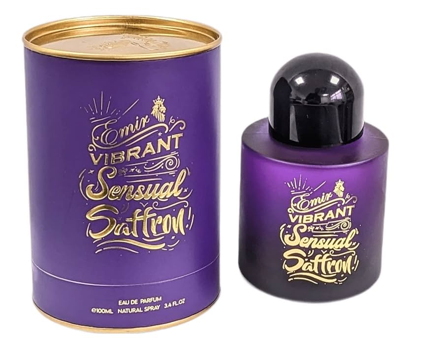 Vibrant Sensual Saffron Perfume 100ml EDP Emir by Paris Corner